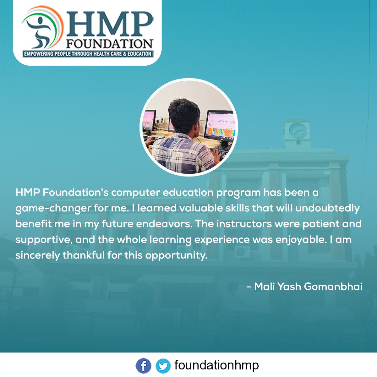 FoundationHmp's tweet photo. #HMPfoundation #ComputerCentre #FreeComputerEducation #Students #Feedback https://t.co/a7ckCN5IYv