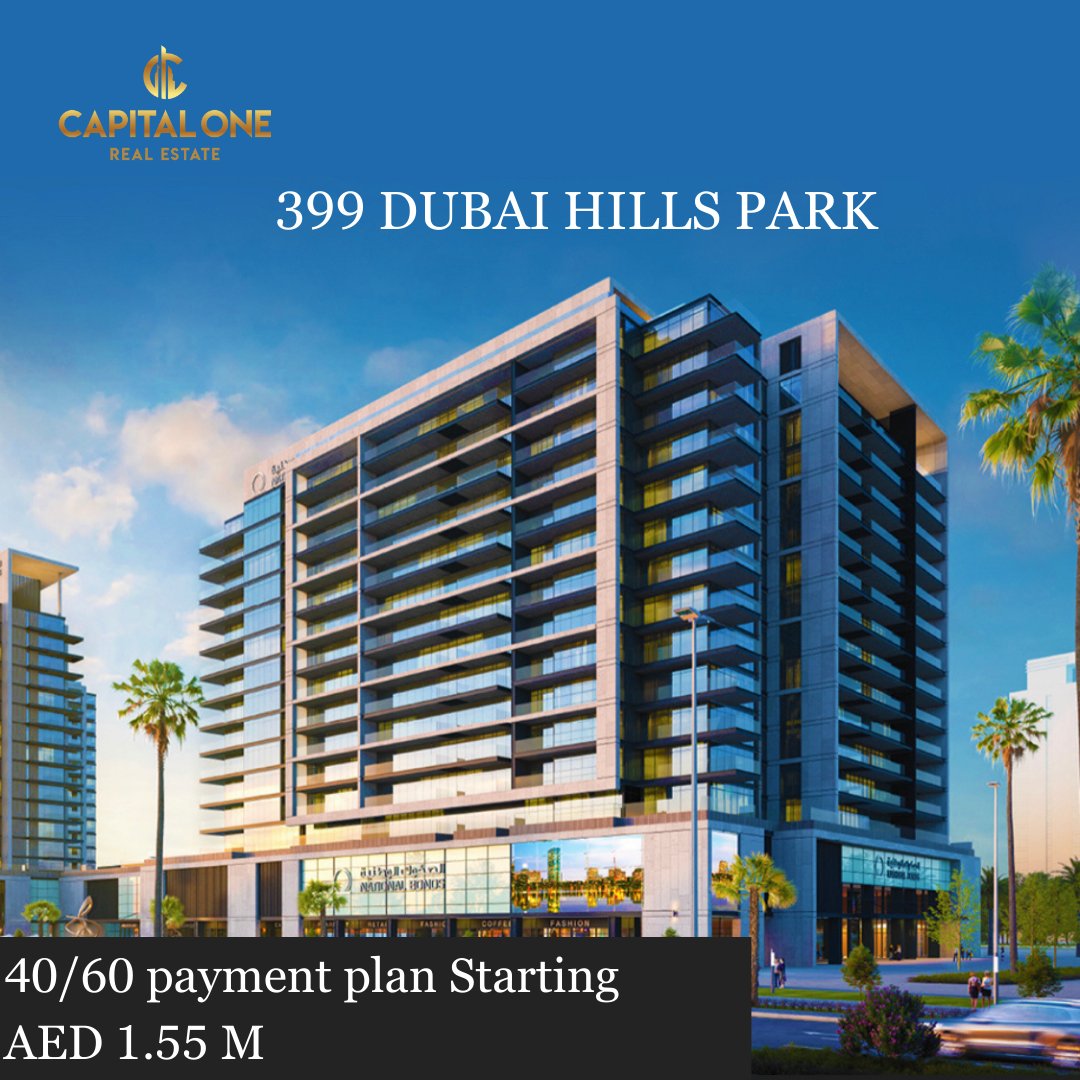 CapitalOneDubai's tweet photo. 🏡❤️ Discover the heart of the hills with #CapitaOneRealEstate! Serenity awaits at 399 Hills Park. 10% down payment, 60% on handover for 1-3 BR apartments from AED 1.5M. #RealEstateInvestment #DubaiHillsEstate 🌳https://t.co/MHJ6TGY8ue DM https://t.co/PwaJdkGi4j #capitalonedubai https://t.co/SpjvmaYK4s
