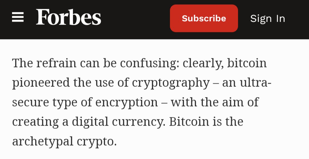 Forbes must have realized that my apathy towards "crypto" as a shorthand for cryptocurrency was reaching its zenith.