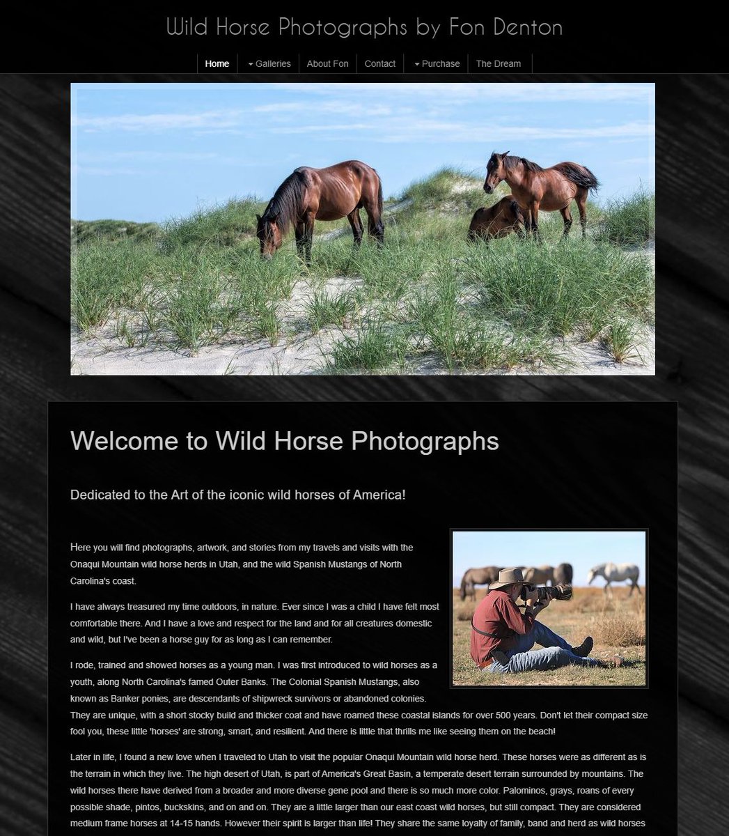 For #WildHorseWednesday I would like to introduce my new website featuring some of my most popular #Photography! Check it out. Look around.

Click Here: wildhorsephotographs.com

#Wildhorses #Mustangs #WildHorseArt #FineArtPrints #BuyIntoArt #ArchivalPrints #Art #PhotographyIsArt