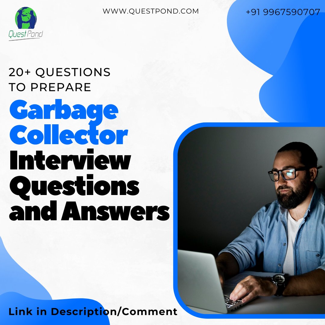 questpond's tweet image. 😃 Csharp interview coming up ?
Be prepared with these 20+ Garbage collector Questions with answers.
👉 Click here : youtu.be/RgfuVp2lXIA
.
.
.
#interviewpreparation #interviewquestions #stepbysteplearning #garbagecollection