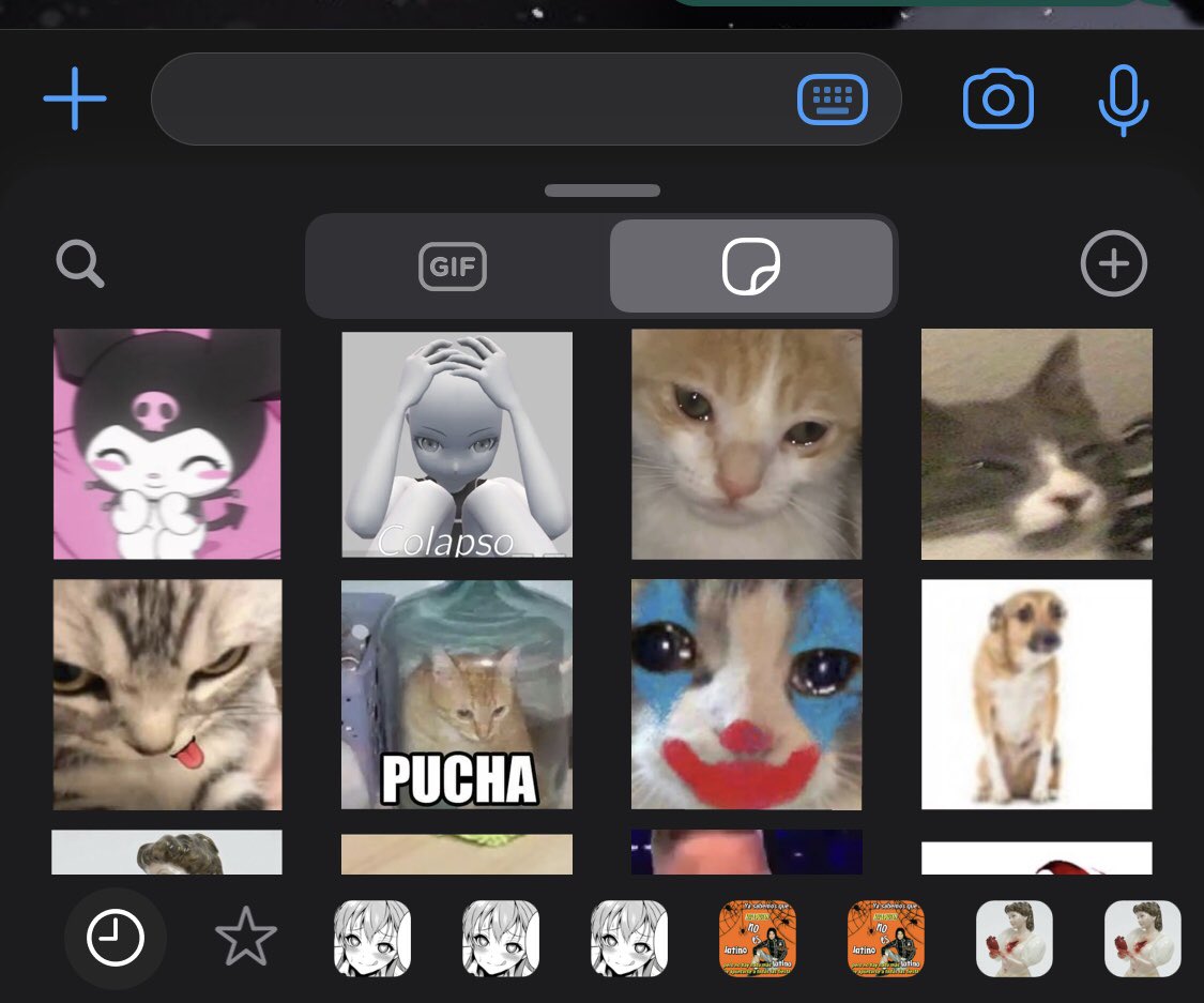 KisaNadia's tweet photo. @veramaida_ Y después estoy yo llena de stickers de gatos y shitpost https://t.co/1pObtXGs0b