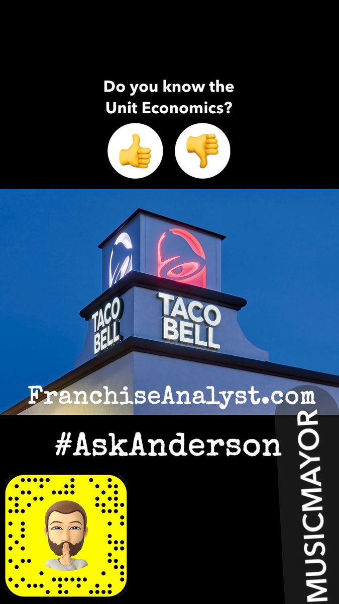 MusicMayor's tweet image. #TacoBell
#Franchise
#MultiUnitFranchise
#AskAnderson