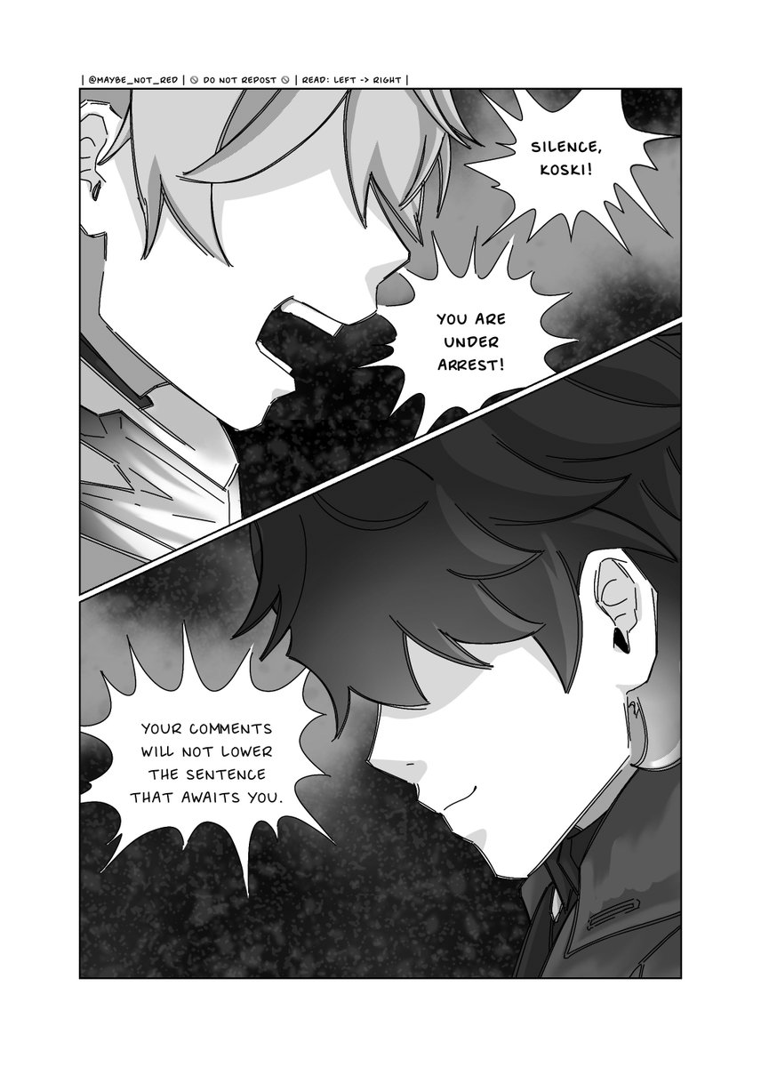 Maybe_not_ReD's tweet photo. “I won’t follow your script~” (1/?)

#Sampard #Gepard #Sampo https://t.co/t36mqA1Szk