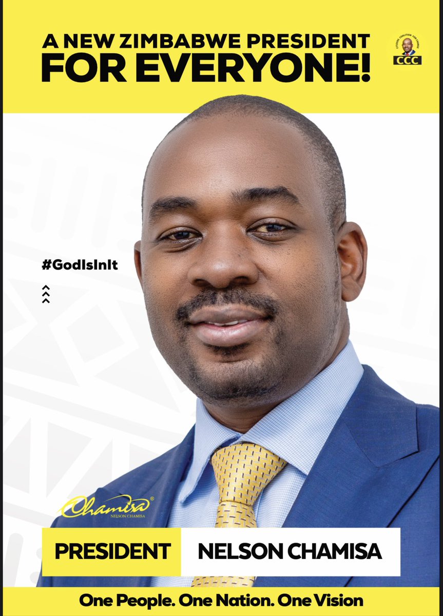 nelsonchamisa's tweet image. A ZIMBABWE FOR EVERYONE NOT FOR A FEW. WE SHALL TOGETHER SHARE THE NATIONAL RESOURCES &amp;amp; HAPPILY ENJOY THE NATIONAL CAKE…We will lead and cater #ForEveryone