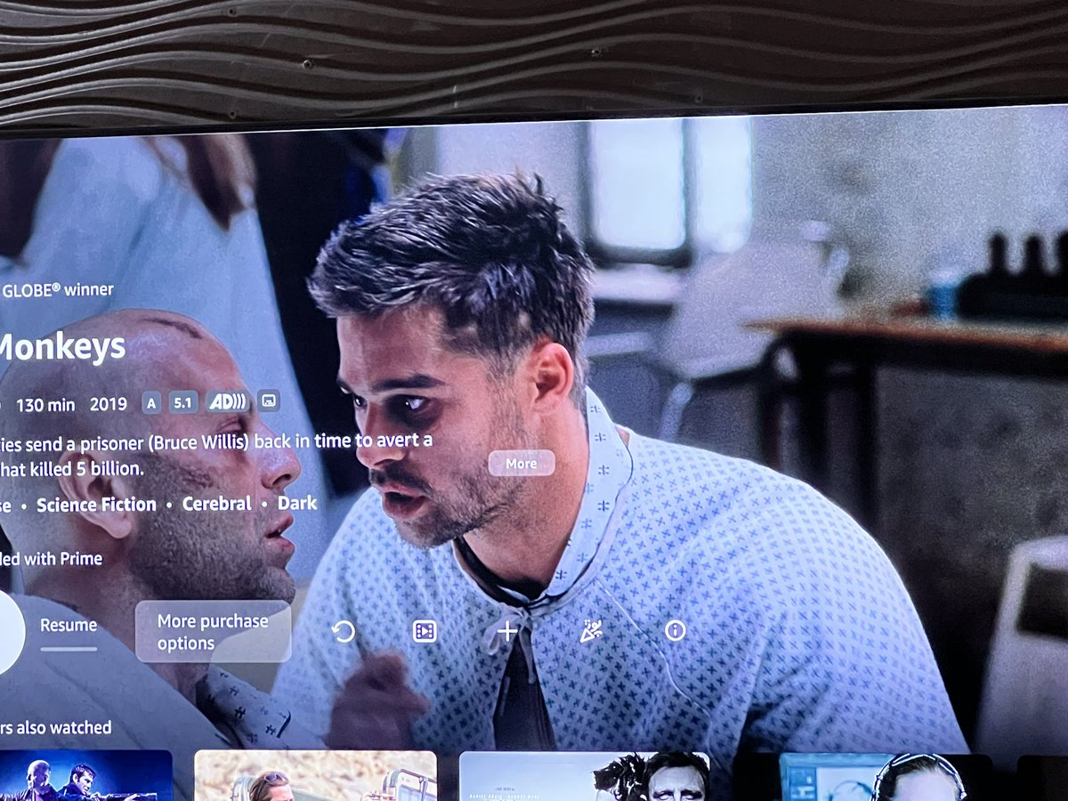 shan2129's tweet photo. @PrimeVideoIN once again you guys have listed 12 monkeys movie year as 2019. However, it is 1995. #justfyi https://t.co/QwGfZm4JYB