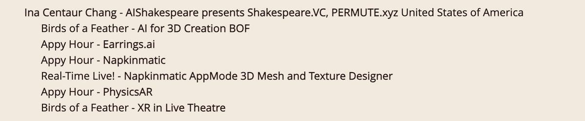 InaCentaur's tweet photo. Headed to #SIGGRAPH next week. Will be hosting a XR in Live Theatre BOF on Sunday . #VirtualTheatre … with 3D AI #AR agents and more 

And a lot of #AI 3D creation stuff 

(Contributors page will soon be corrected to my RL name and ORCID) https://t.co/7ABEHtNKrI
