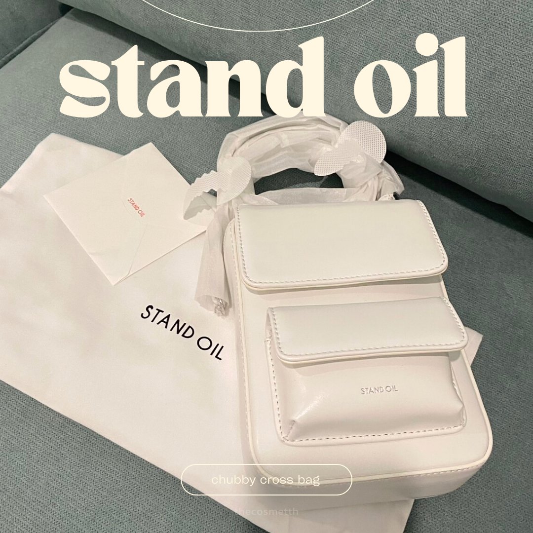 TheCosmetTH's tweet photo. 📌#พร้อมส่ง ค่าส่งฟรี    
stand oil chubby cross bag มีถุง มีสาย มีการ์ดให้ครบ      

#standoil   
— white     

ราคาเพียง 2,990.-        

#ใช้ดีบอกต่อ #กระเป๋าstandoil #กระเป๋าเกาหลี #กระเป๋า #HowtoPerfect #cosmetอยากขาย https://t.co/2BjqfUlF1w