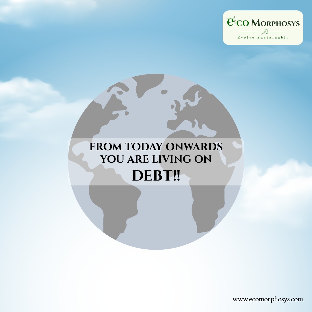 ecomorphosys_in's tweet photo. From today onwards YOU are living on DEBT,
an irreversible ecological DEBT!

By August 2nd, the 214th day we humans have consumed resources meant for another 151 days until December 31st, 2023. Today marks the Earth Overshoot day for 2023.

#earth #overshootday #climatechange https://t.co/DdZcpn5DZm