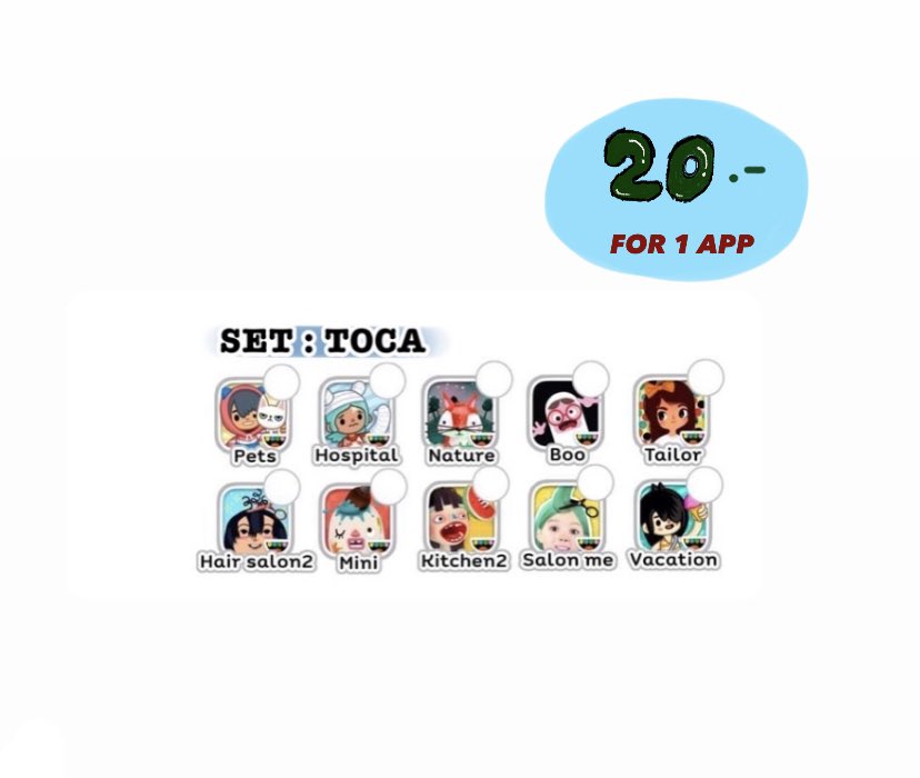 ✿ Promotion จนหมดหยุดยาว  ⸝⸝⸝

❗️รีทวิต ❗️ ลดเหลือแอพละ 15 ฿

2 แอพ 25 ฿ / 5 แอพ 65 ฿ 🔥

❤️‍🔥 อัพเดตฟรี

❤️‍🔥 ดูแลตลอดการใช้งาน

#เกม #แอพios  #มายคราฟ #goodnotes #แอพการเรียน #แอพแท้ #ขายแอพ #Procreate #แอพพรีเมียม #stardewvalley #เกมดีบอกต่อ