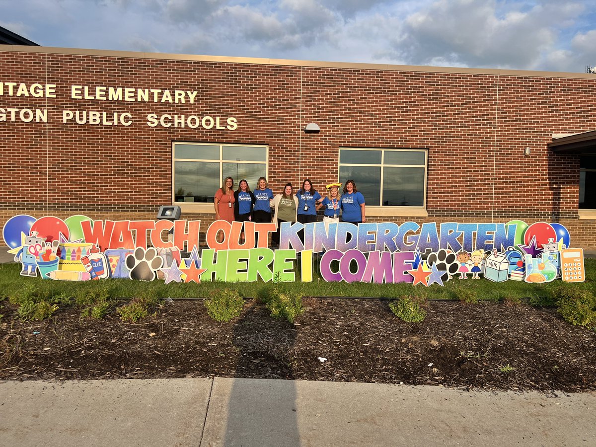 Welcoming our kindergarteners made for a great day at Heritage. #WeAreBPS #GrowInspireAchieve