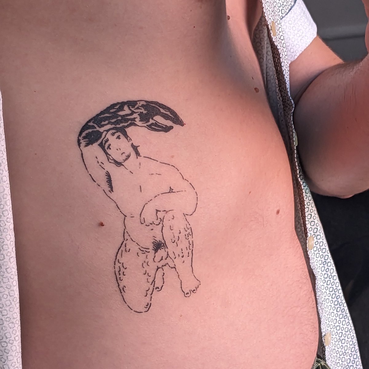 `Pincer' Variation tattooed on Nicholas by chlo_tattoos (ig) 🦀🤍 