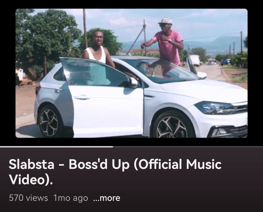 Slabsta's tweet photo. Pushing for 1K views by the end of this month. Please check out my latest music video titled #BossdUp from my second project #ThankYouMixtape 💪🏾 https://t.co/lHmKQXcUC5 https://t.co/oAwB0SpGLI