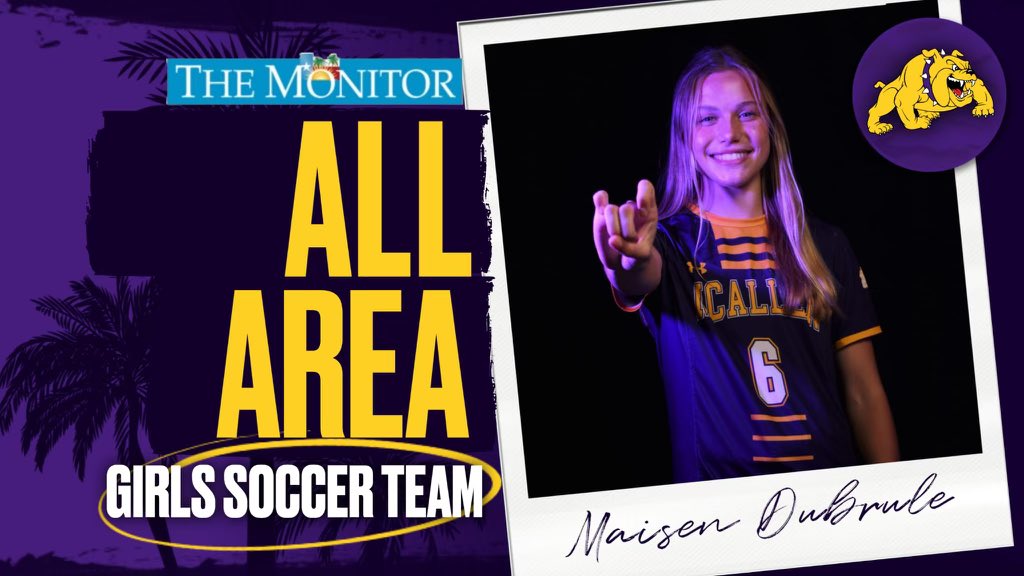 McHi Girls Soccer (@mchigirlssoccer) on Twitter photo Congratulations to <a href="/MaisenDubrule/">Maisen Dubrule</a> for being named to The Monitor’s All-Area Team!!! Maisen is rapidly becoming one of the best shut-down central defenders in the State of Texas!!! <a href="/McAllenISD/">McAllen ISD</a> <a href="/McallenHigh/">McAllen High School</a> <a href="/lopezjay/">McHi Athletic Pride</a> <a href="/McHiPride/">Dr. Albert Canales</a> <a href="/tascosoccer/">TASCO</a> <a href="/LethalSoccer/">Coach Duque</a> Congratulations to <a href="/MaisenDubrule/">Maisen Dubrule</a> for being named to The Monitor’s All-Area Team!!! Maisen is rapidly becoming one of the best shut-down central defenders in the State of Texas!!! <a href="/McAllenISD/">McAllen ISD</a> <a href="/McallenHigh/">McAllen High School</a> <a href="/lopezjay/">McHi Athletic Pride</a> <a href="/McHiPride/">Dr. Albert Canales</a> <a href="/tascosoccer/">TASCO</a> <a href="/LethalSoccer/">Coach Duque</a>