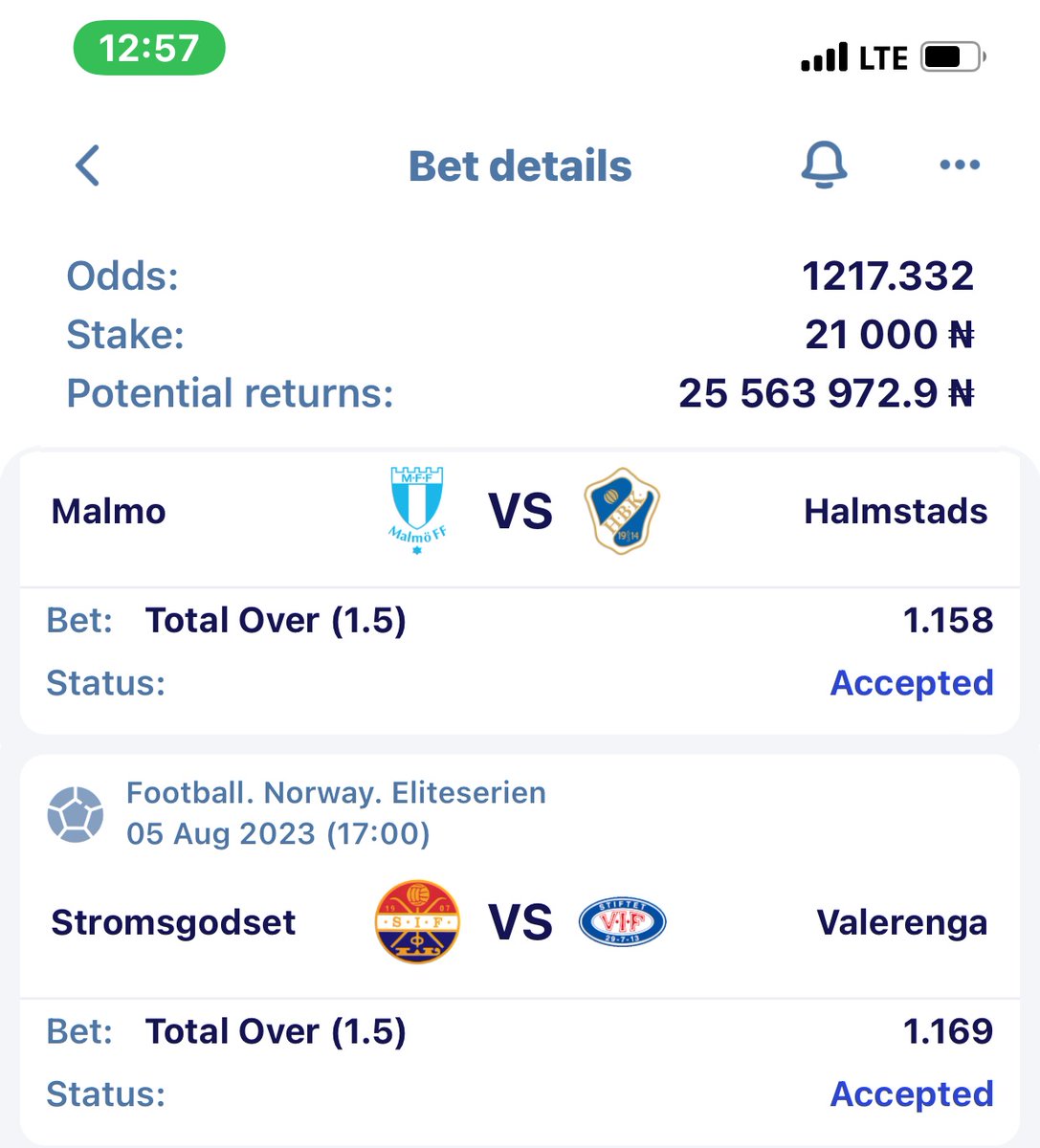 LBGeneraI's tweet photo. #N1K TO WIN #N500M

#53KK ODDS OVER 1.5 GOALS ON #PARIPESA 🤑🤑🤑

#53KK ODDS 👉 8VD15
#1KK ODDS 👉 ZAG15

Do you know that Paripesa is giving out 5,000 free bet to all existing customers from now till the end of August?
Sign up👉 https://t.co/2g8YAqPVvw

Promo Code👉 LBGAMESTIPS https://t.co/7YQ1RB4dvO