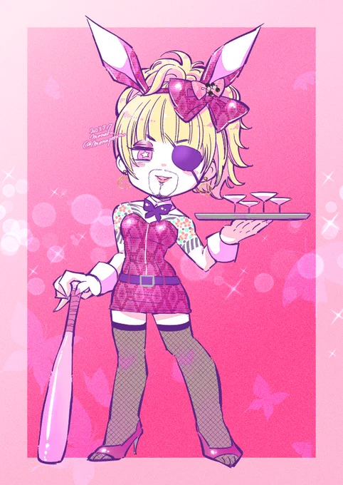 先日描いたバニーゴロ美🐰💕