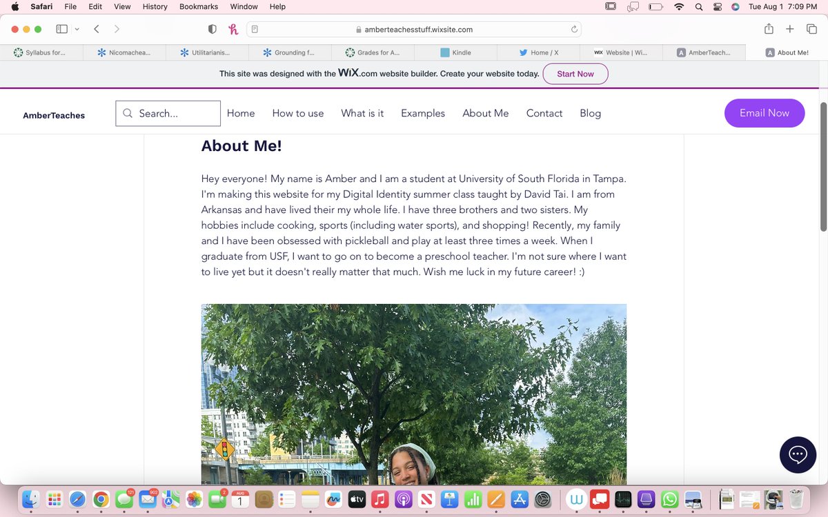 AmberReidDI027's tweet photo. Finished my "about me" section! looking good so far ◡̈ https://t.co/OZLTfStimT