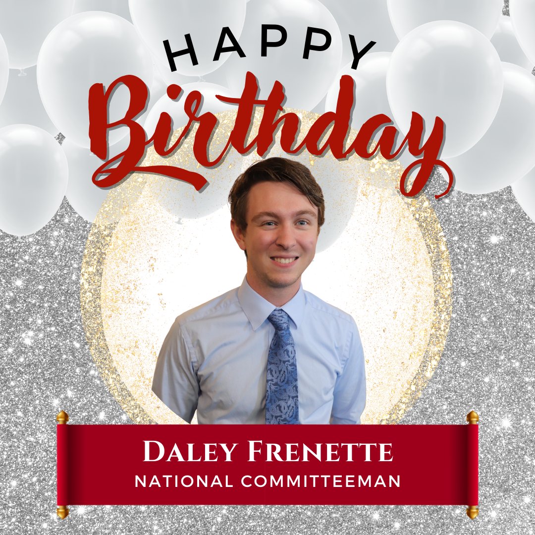 NHYR's tweet photo. Join us in wishing a Happy Birthday to our NHYR National Committeeman Daley Frenette! #NHYR https://t.co/t8aPaUjnoJ