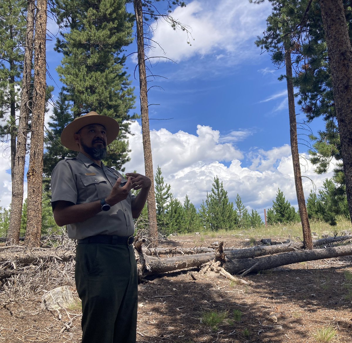 Rodney_Crouse's tweet photo. #SteamInThePark @RockyNPS - learning history from the stories that haven’t been told in the books - different perspectives can bring us all together. Thank you Rising Buffalo for sharing your story with us! https://t.co/IcPaMrFHfD