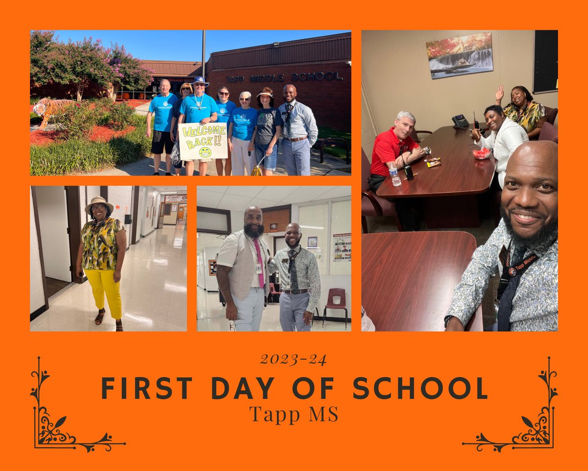 Day 1 <a href="/tapn2Tapp/">Tapp Middle School</a>! #alltogether