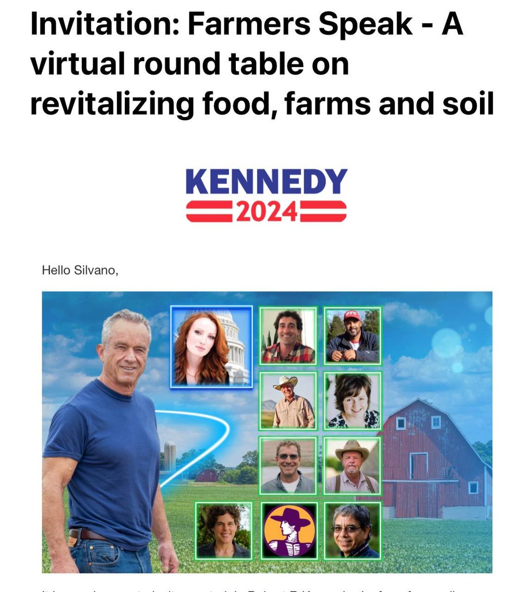 🤔😇👍👏🙏 Une table ronde virtuelle sur la revitalisation des aliments, des fermes et des sols ! Sujet capital que très peu connaissent !!!