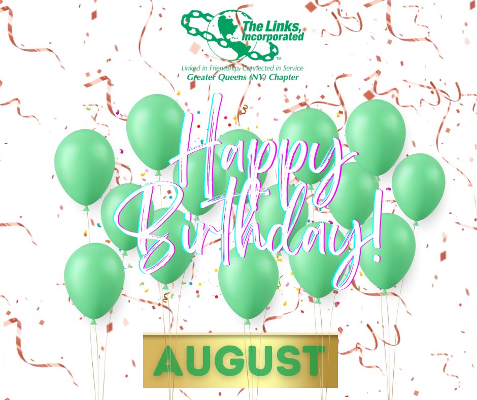 Happy Birthday to our #GQLink sisters born in August! May your special day be filled with joy, laughter, and wonderful memories.