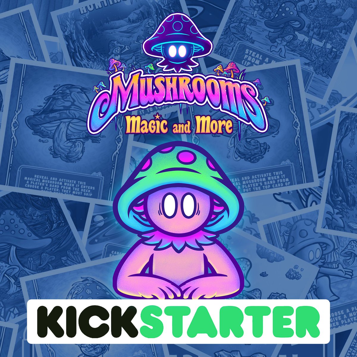 Vortex_Visionz's tweet image. Excited to announce a new @Kickstarter #tabletopgame called Mushrooms Magic &amp;amp; More!🙌🍄✨

Back the project and embark on a #magicaladventure today!🎉🌟

kickstarter.com/projects/mushr…

#kickstarterlaunch #cardcollector #partygames #tabletopgaming #trendinggame