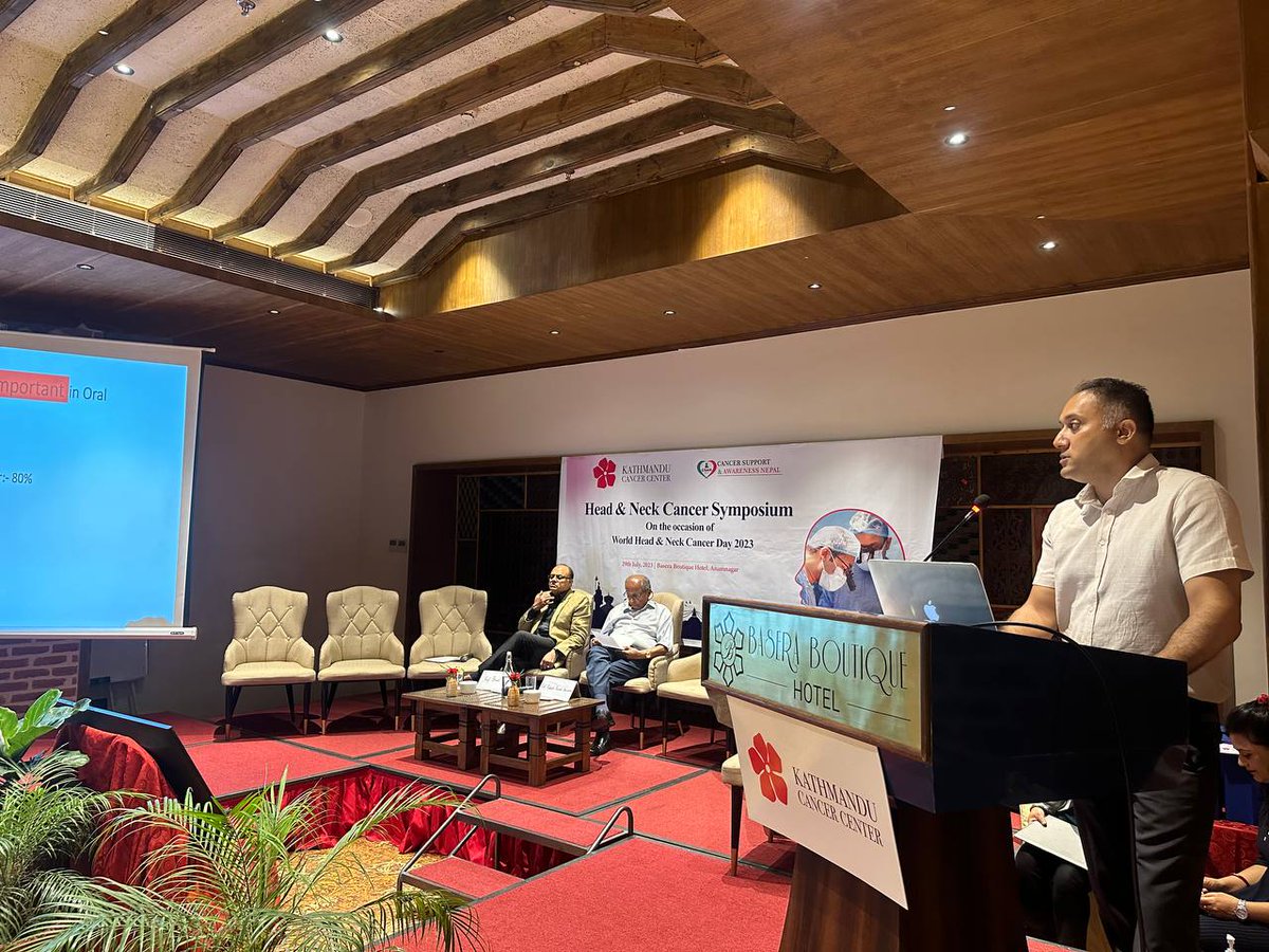 dyd286's tweet photo. Excellent presentation on basics of #neckdissection by Dr Kunjan Acharya.
"When and how to address neck in #oralcancers" https://t.co/BePTeYOuae