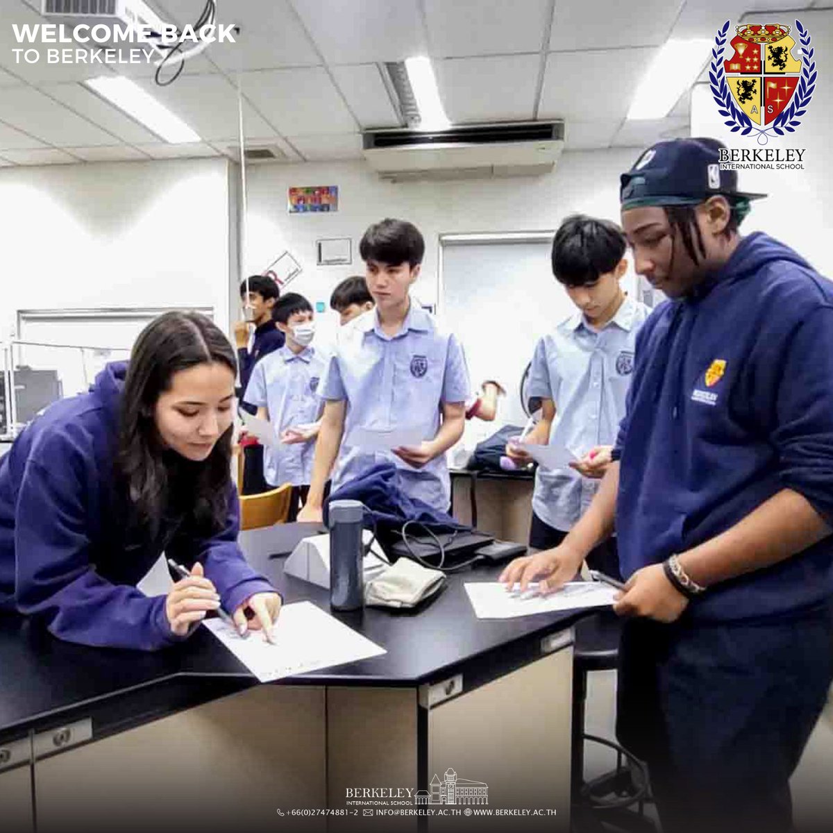 berkeleybkk's tweet photo. Welcome back! Our campus came alive again as we are ready to jump back into a busy term. We are delighted to see our students back in action for another exciting school year!
#berkeley #internationalschool #bangkok #thailand #school #middleschool #kindergarten #highschool #campus https://t.co/gEi5vc9NYz