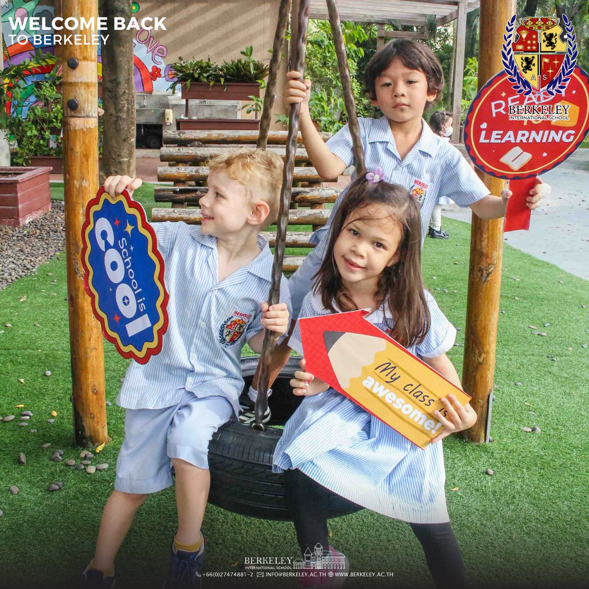 berkeleybkk's tweet photo. Welcome back! Our campus came alive again as we are ready to jump back into a busy term. We are delighted to see our students back in action for another exciting school year!
#berkeley #internationalschool #bangkok #thailand #school #middleschool #kindergarten #highschool #campus https://t.co/gEi5vc9NYz