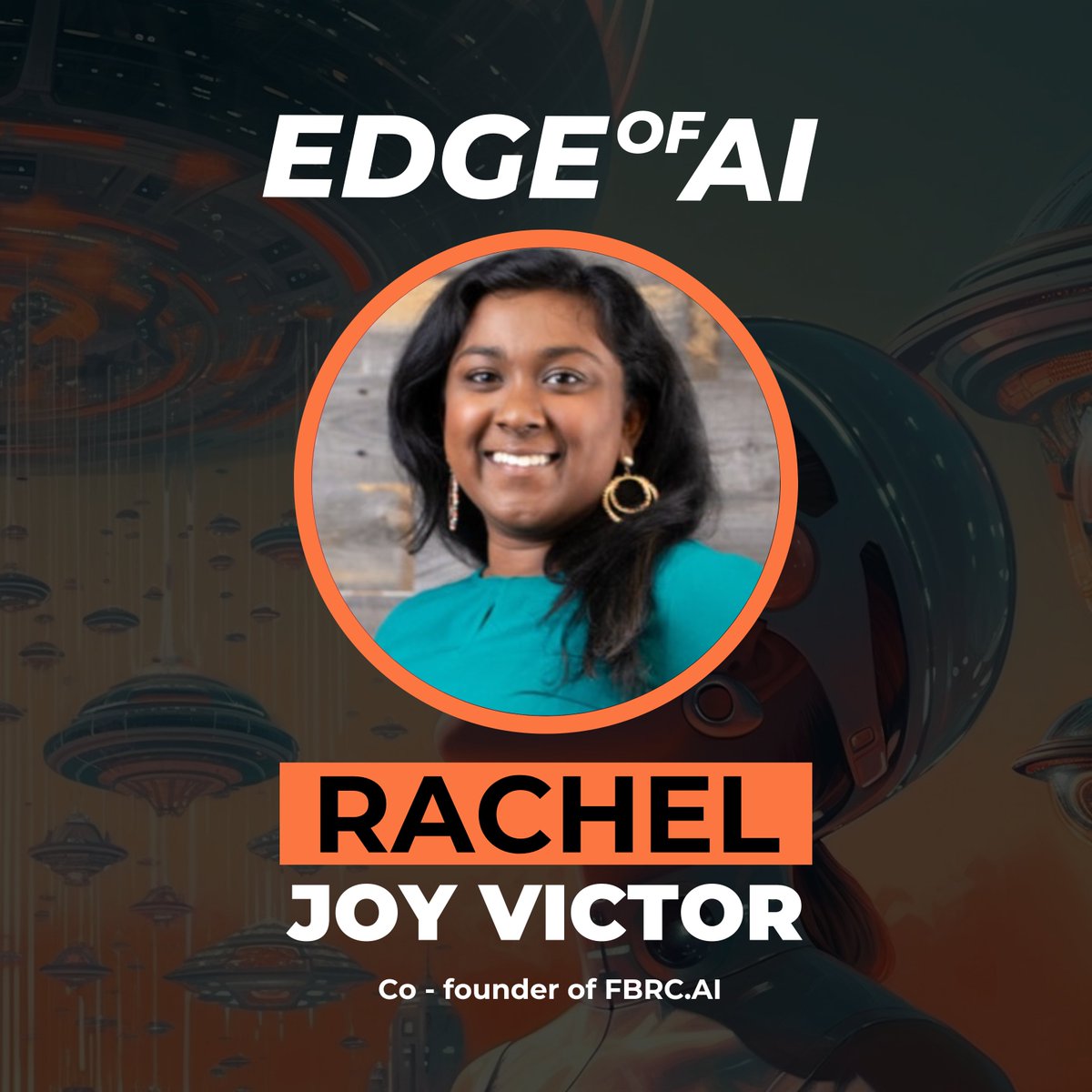 🎙️ Join @racheljoyvictor an independent designer & strategist at the #EdgeOfAI Launch Party tomorrow for a #LivePodcast about 'Hollywood Meets Artificial Intelligence!' 🚀
👉 #GetYourTicketsNow! lu.ma/edgeofai
 #HollywoodMeetsAI #AIInEntertainment