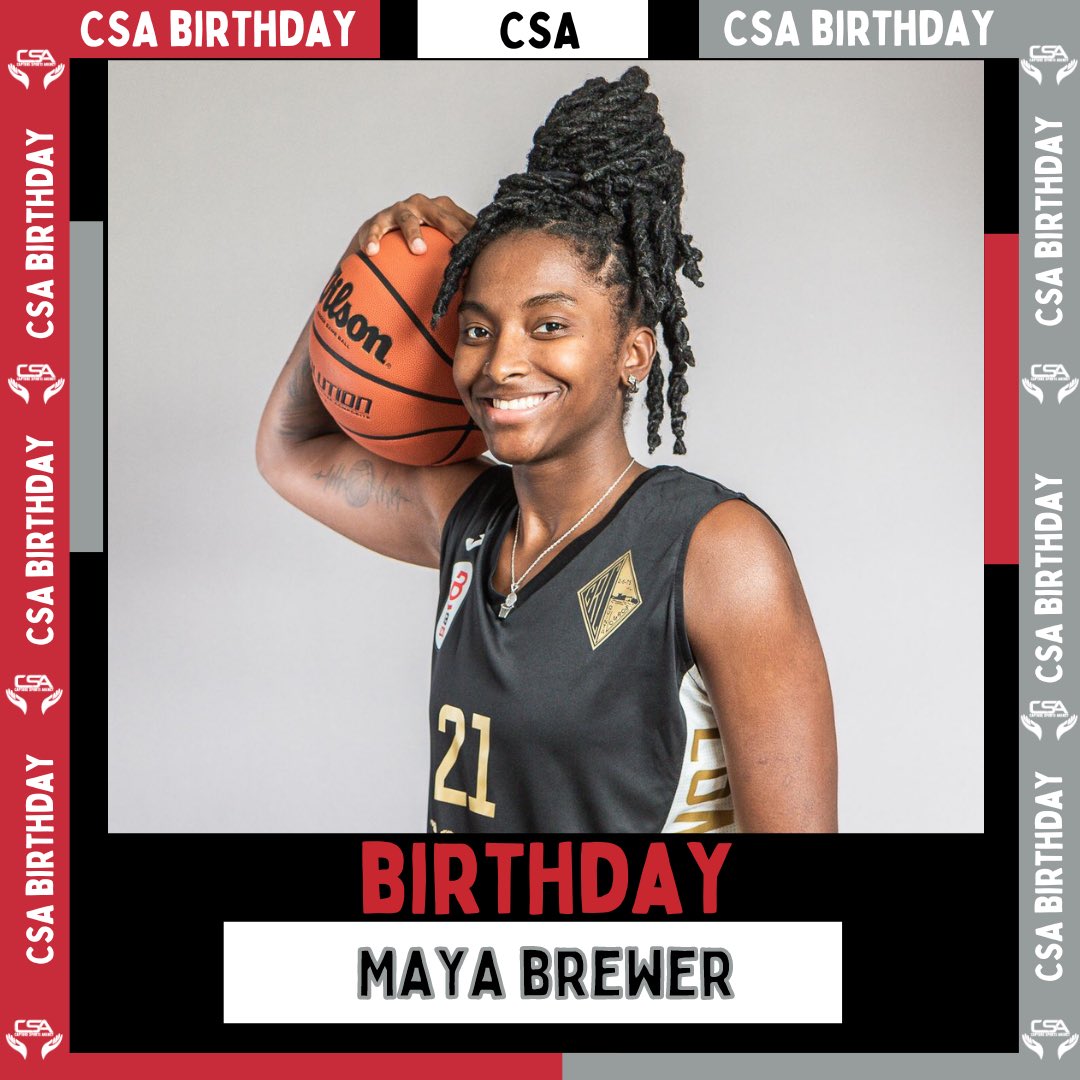 CaptureSports's tweet photo. Happiest of Birthdays to CSA client Maya Brewer (@_MayaBrewer)! We hope this is the best one yet Maya! Here’s to more life, and more blessings! Enjoy your special day! 

#csafamily #csa #csaclient 🎉🎁🎂 https://t.co/bCMZOOzzdY
