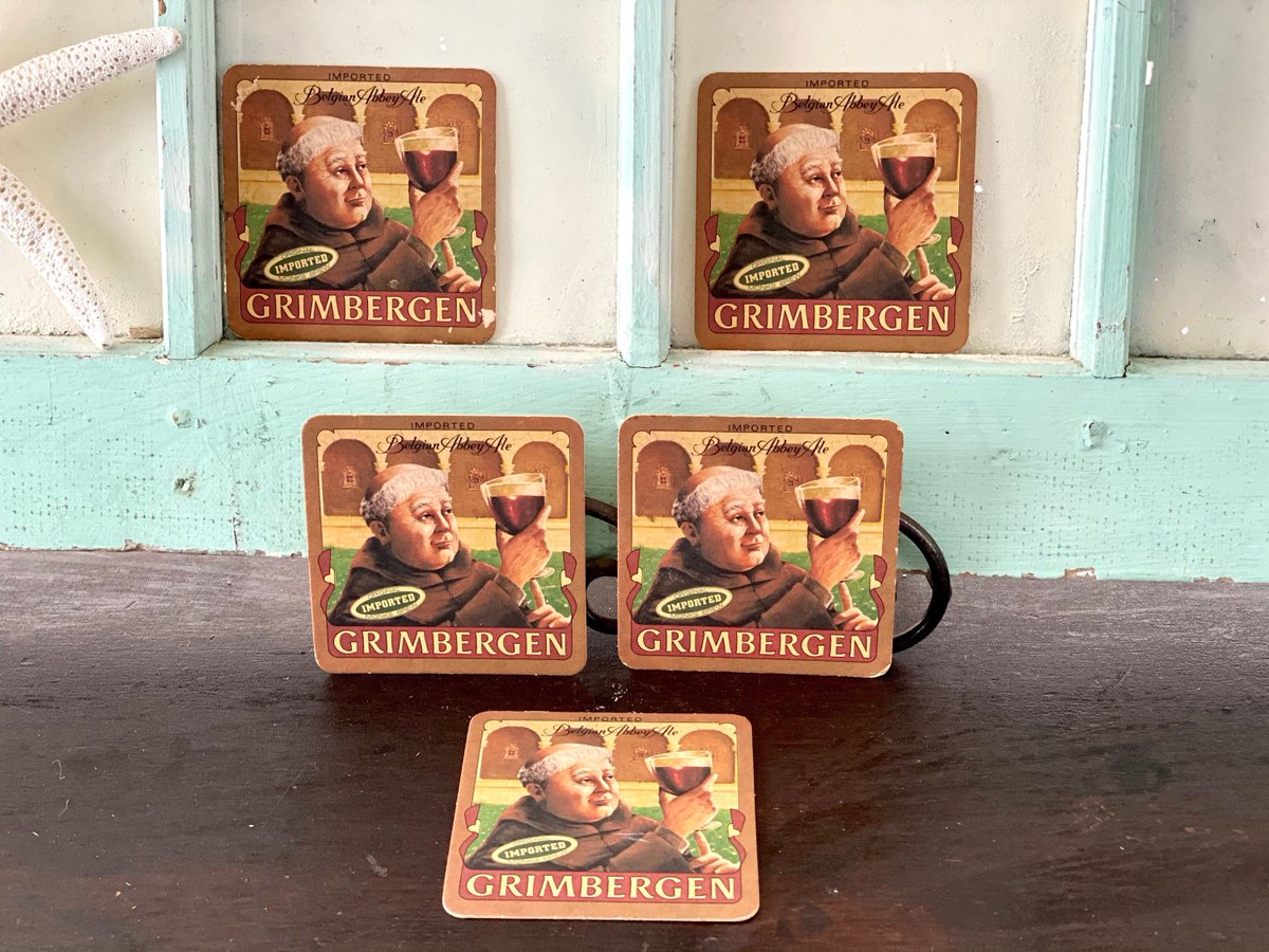 VSeagrape's tweet image. Coasters, Vintage set of 5 Grimbergen Belgian Ale Coasters, Vintage Drinking Gift, Bar Display, Beer Drinker, Vintage Hostess Gift, Man Cave #BarDisplay #VintageBar 
Buy here etsy.com/listing/102985…