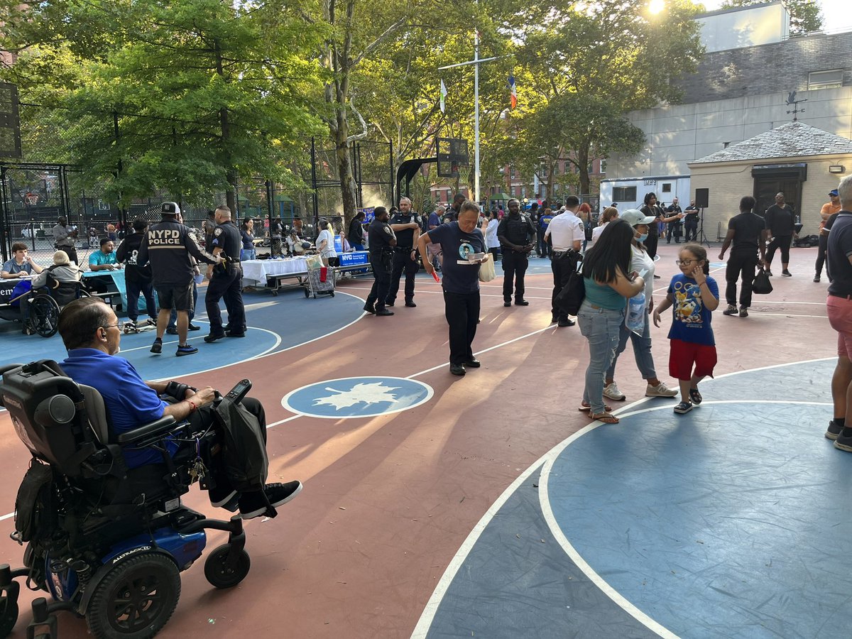 abbyjosigal (@abbyjosigal) on Twitter photo On behalf of <a href="/NYCMayor/">Mayor Eric Adams</a> & NYC Talent, I had the honor of presenting the 40th Annual #NationalNightOut Proclamation to the <a href="/NYPD24Pct/">NYPD 24th Precinct</a> and <a href="/NYPDTransit/">NYPD Chief of Transit</a>! Big shoutout to the officers, electeds, and local leaders for partnering to #GetStuffDone for the UWS community + beyond!
#NNO2023 On behalf of <a href="/NYCMayor/">Mayor Eric Adams</a> & NYC Talent, I had the honor of presenting the 40th Annual #NationalNightOut Proclamation to the <a href="/NYPD24Pct/">NYPD 24th Precinct</a> and <a href="/NYPDTransit/">NYPD Chief of Transit</a>! Big shoutout to the officers, electeds, and local leaders for partnering to #GetStuffDone for the UWS community + beyond!
#NNO2023