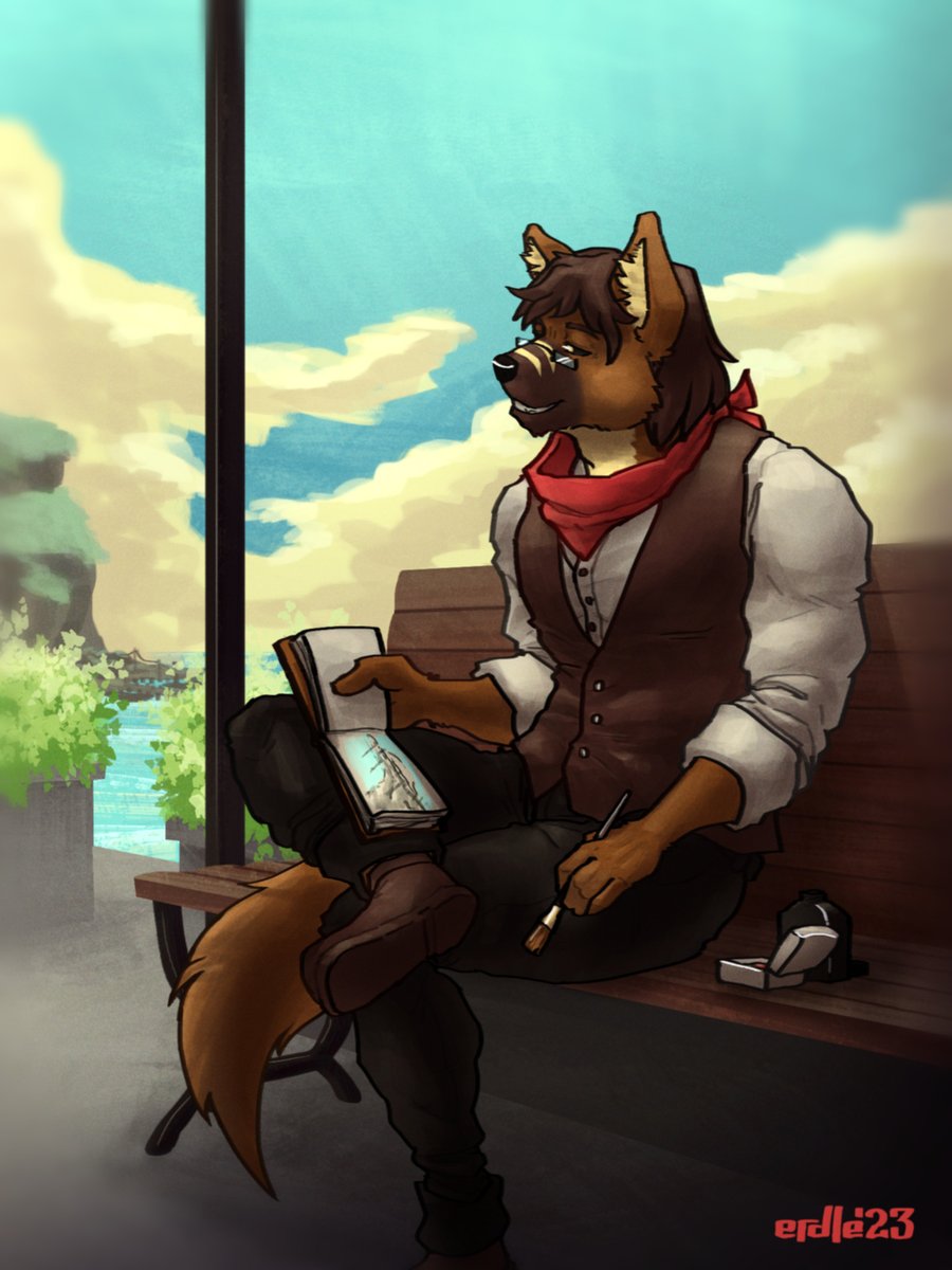 erdlerdle's tweet photo. "Urban Sketch urban sketching" ft. Sketch
For Sketchkolbold on AF

Another revenge! Unintentionally used the same palette from my first attack so I just put him in the same location LMAO https://t.co/sPAoM1Y3F5