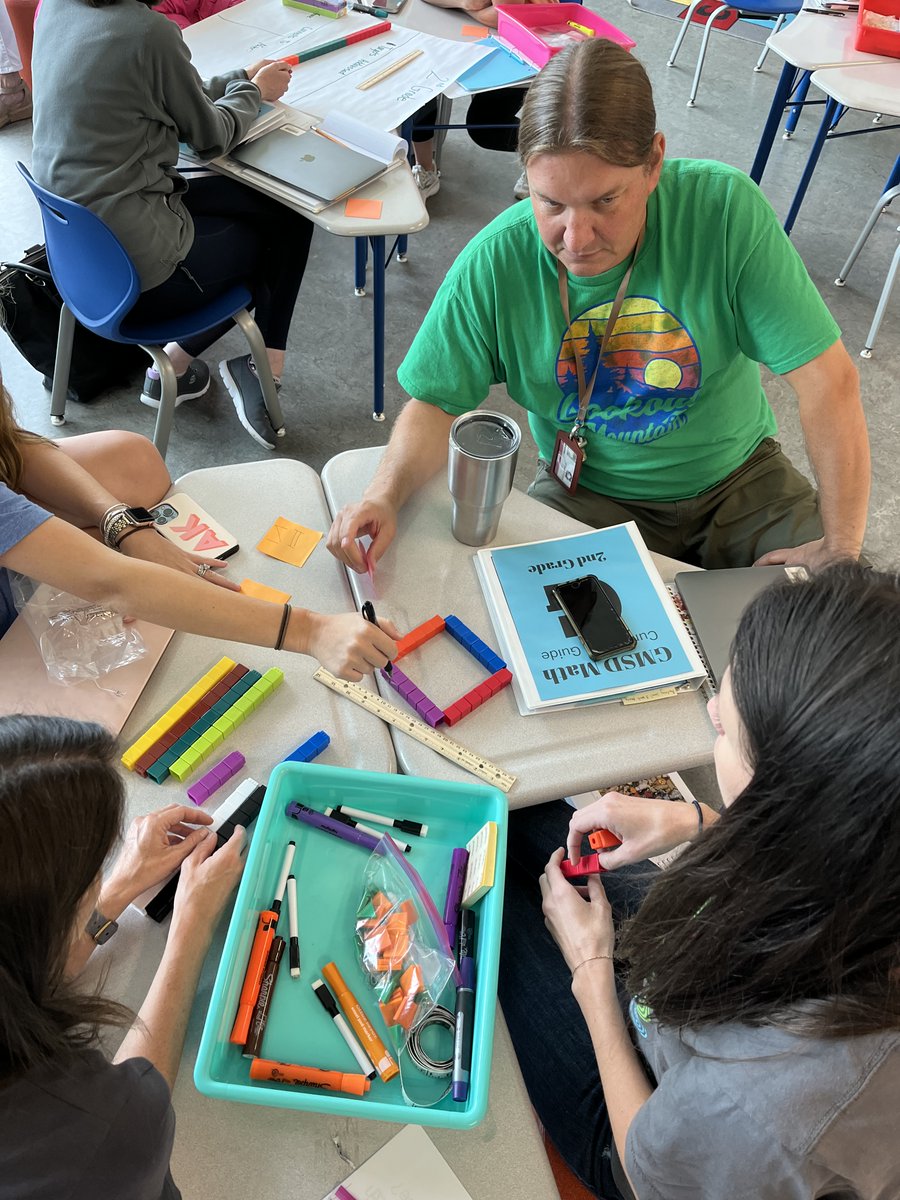 GMSDmathcoach's tweet photo. Starting the new year off with a math task and examining targets to see where the second grade math chapter fits in the K-8 math story. #collaboration #productivestruggle @FHES_gmsd @WeAreRiverdale @FarmingtonElem @DogwoodES @gmsdk12 @gmsdTLA @TLAinstructsup https://t.co/r5vQN4Y9KJ