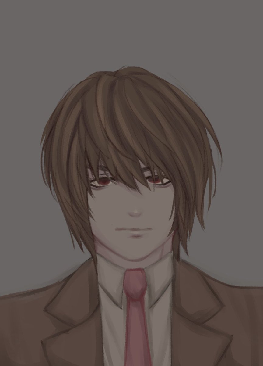 zoomiesart's tweet photo. I used a sketch of Light to try brushes 

#DEATHNOTE https://t.co/8tANunvMR9