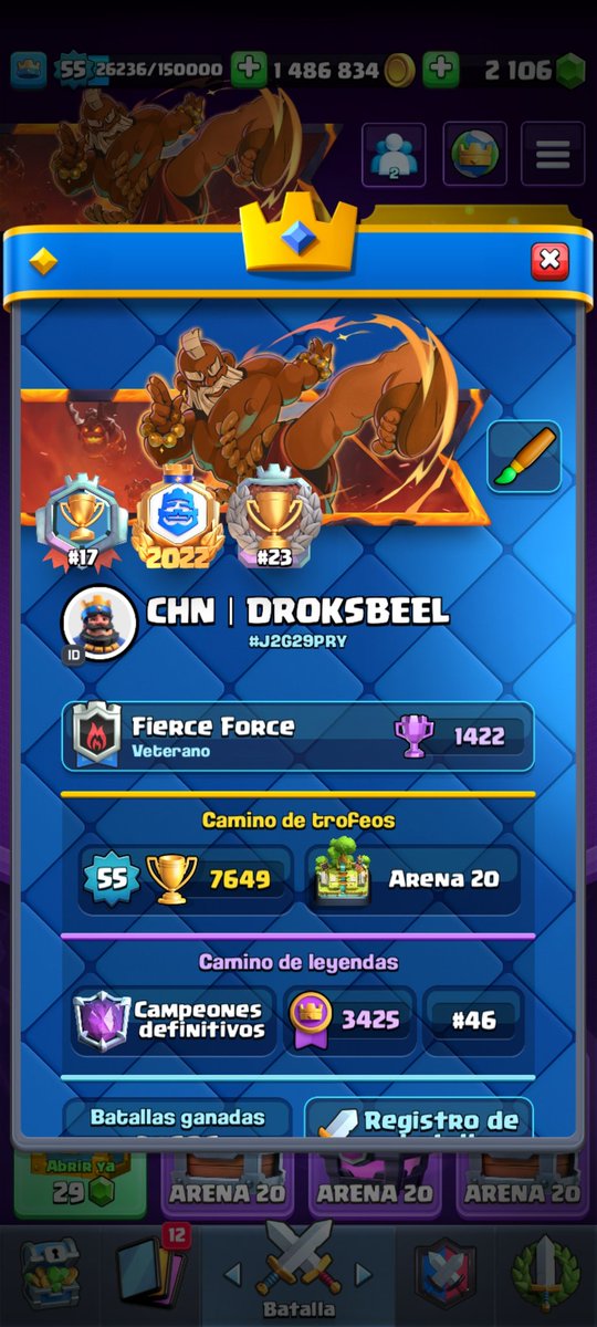 Extrañaba ser constante jugando, intentaré seguir subiendo

Si en algún momento te tuve agregado borré a todos de mi lista incluyendo pros, si alguien me quiere agregar lo agradezco 🫨