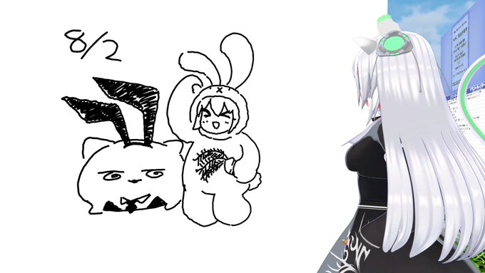 (楽しそう&不服そう……) 