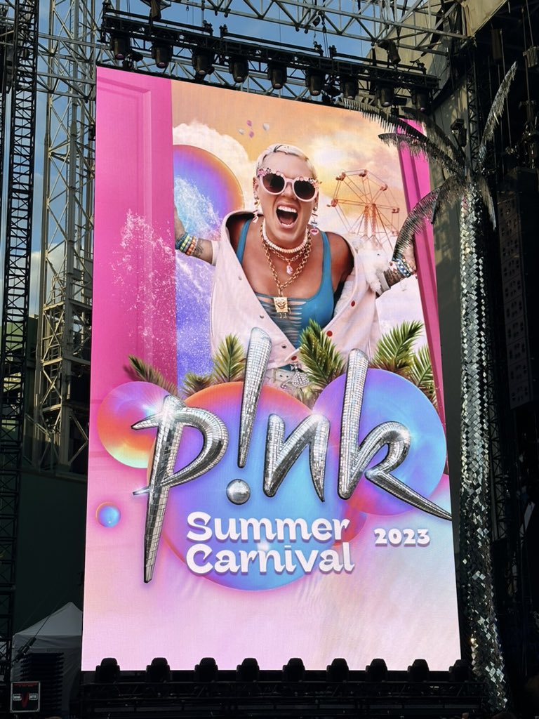 Ralkor's tweet photo. At the P!nk’s Summer Carnival 2023 concert at Fenway Park with @dookferret. Opening acts included Pat Benatar; at 70 she holds on to an amazing voice, including when she belt out favorites, “We Belong,” “Love Is a Battlefield” and “Heartbreaker.” https://t.co/btFrtlMwUC