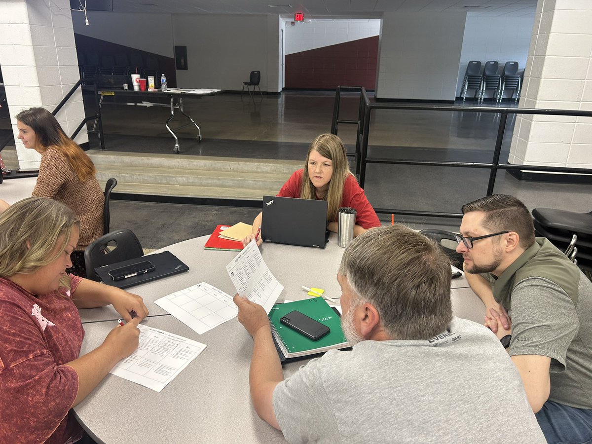 BeebeMiddle's tweet photo. BMS teachers working together to develop systems for positive behavior supports! We appreciate their dedication to the mission of providing a safe and equitable community for personal and academic growth. #BPRD #BMSGameOn! https://t.co/c2l94ENpcH