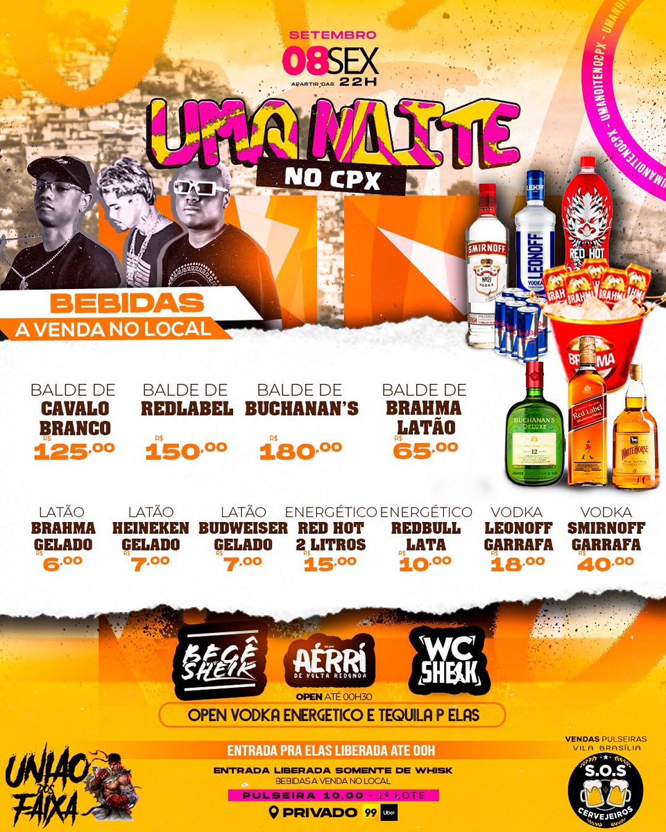 Fuzuê pelas parte de Paris, Vai sobrar nem pra Inocente...🫣🗼🥳
Venda de Pulseiras no S.O.S Cervejeiros 🥳
