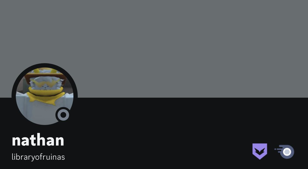 nero.⠀ 

twt or "X" being  an  edgelord  and  preventing  me  from making posts.  

here’s  my  discord  in  the  meantime