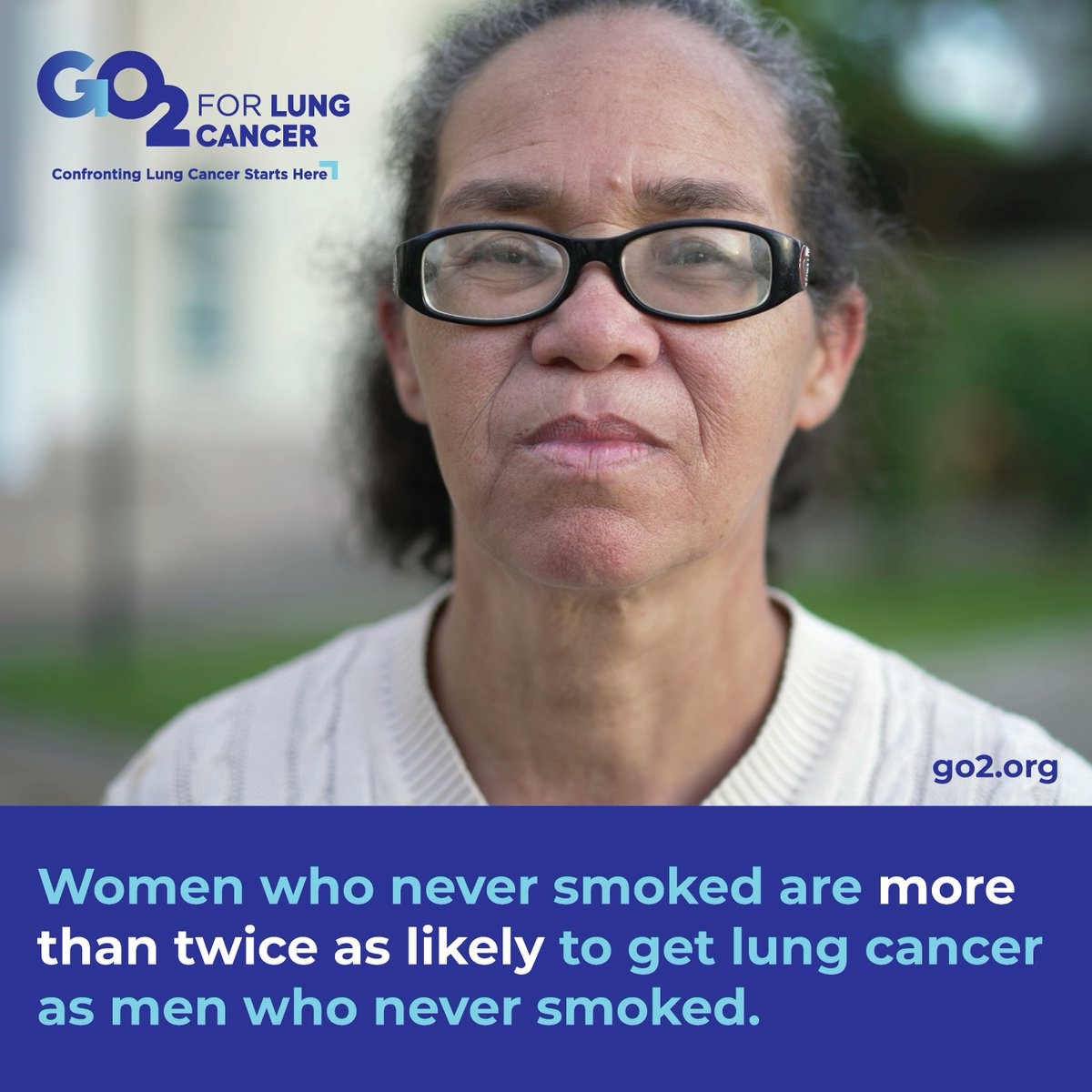 GO2forLungCancr's tweet photo. Lung cancer kills more women than any other cancer but receives the least federal research funding. 

Let’s close the funding gap. Take action: https://t.co/Pj9sAlDcx6 

#WorldLungCancerDay #LCSM https://t.co/gk3IiWeDPI