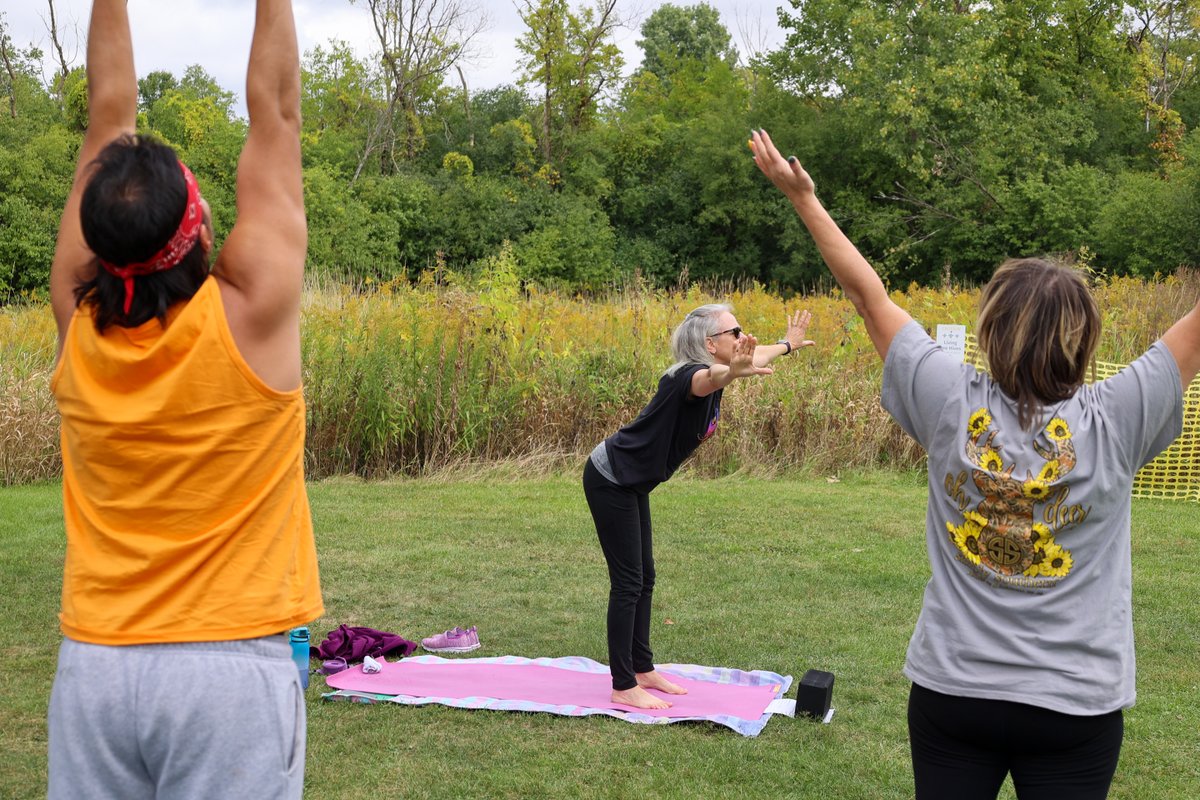 There's still time to register for Yoga & Art at the Park on August 3 at beautiful #FischerFarm!  Enjoy a relaxing hour of yoga followed by another hour of art exploration with a trained art instructor! Register today at the DGLC or call 630-766-7015! #yoga #art #bville #outside