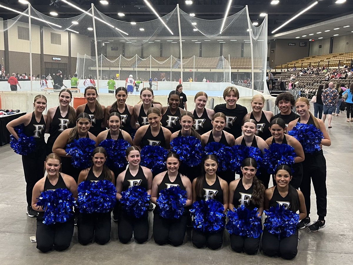 FrenshipHS's tweet photo. The FHS Pom Squad performed tonight at the rink hockey national championship in the Lubbock Civic Center. Thank you to the league for having us join in their opening ceremonies! https://t.co/BnAXdOxn60