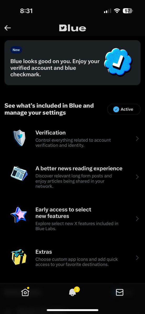 🚨 the ability to hide your checkmark from X Blue is now live, just ...