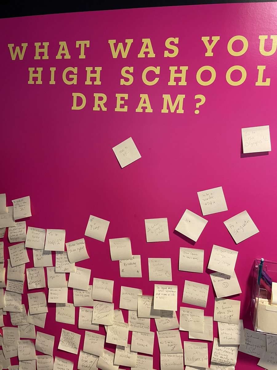 brigidbergin's tweet photo. Loving this prompt in the lobby of #FlexLCT Can’t wait to talk about the show on @AllOfItWNYC on Thursday! https://t.co/BRD0FLc0Ji