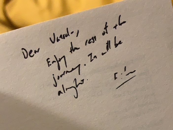 vxtsala's tweet photo. Up late bc wired about induction and starting training. Remembering this lil note from my consultant at the end of my first psych job has definitely made me feel brighter 🥹 https://t.co/5zvUkRfpdA