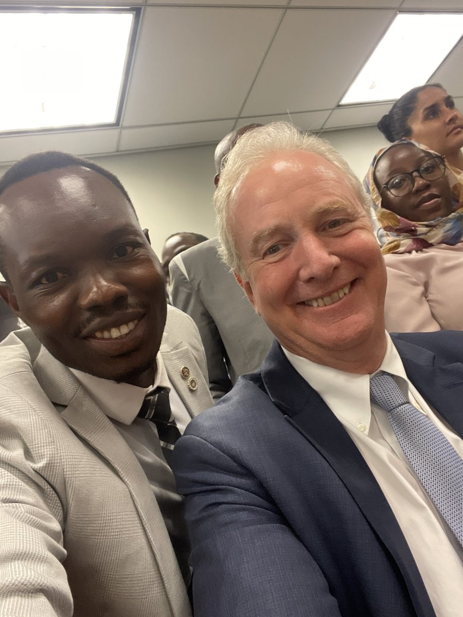 DavidOkiror1's tweet photo. It's an incredible honor to be recognized on the global stage for my hard work and dedication. Thank you @ChrisVanHollen for the recognition. @HowardU @WashFellowship @usmissionuganda https://t.co/dX6PR3KnOH